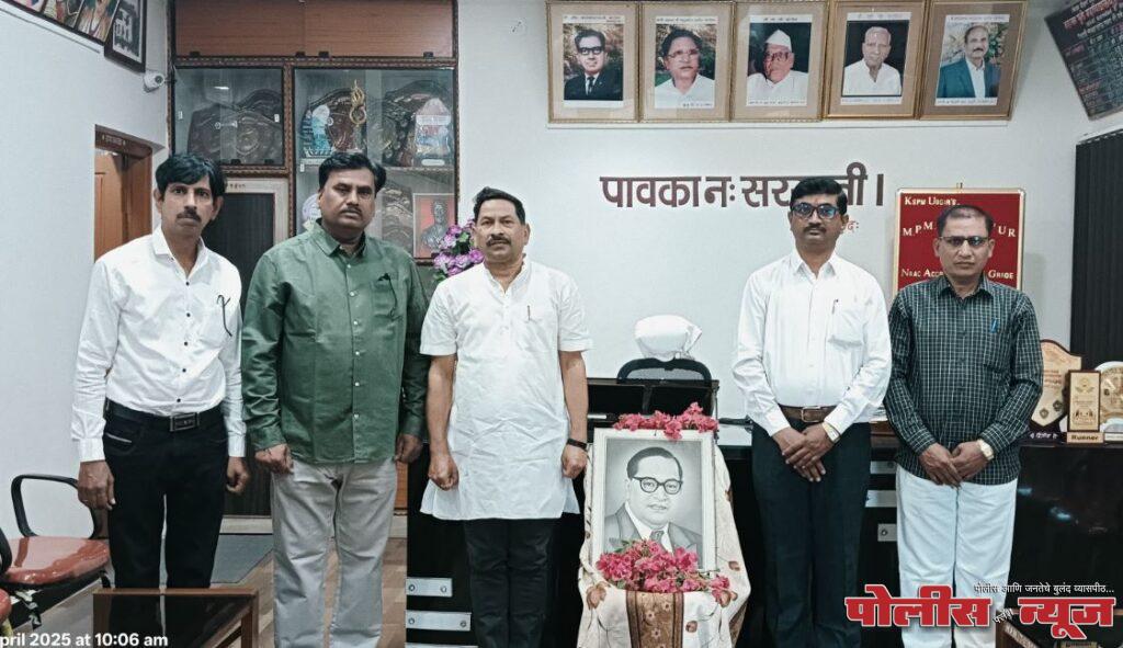 भारतरत्न डॉ.बाबासाहेब आंबेडकरांनी जगाला समतेचा मंत्र दिला - डॉ. सतीश ससाणे