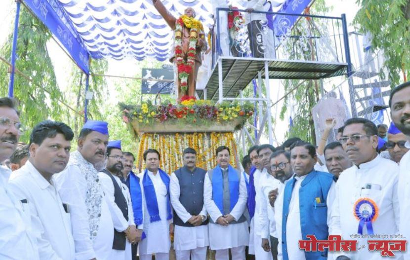 डॉ. आंबेडकर यांची जयंती अभूतपूर्व उत्साहात साजरी