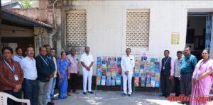 उदयगिरीत डॉ. बाबासाहेब आंबेडकर लिखित, संपादित ग्रंथांचे प्रदर्शन