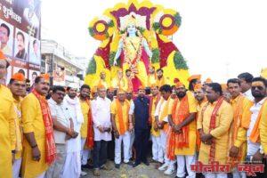 " श्रीराम प्रतिष्ठान ट्रस्ट "तर्फे रामनवमी निमित्त भव्य शोभा यात्रा
