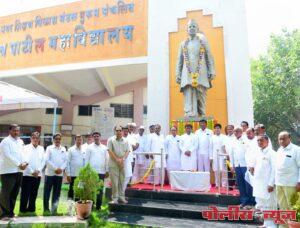 स्व. माधवराव (काका) पाटील यांची पुण्यतिथी मुरुम शहरात साजरी