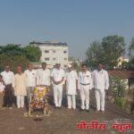 शास्त्री प्राथमिक शाळेत महाराष्ट्र दिनानिमित्त ध्वजारोहण संपन्न.
