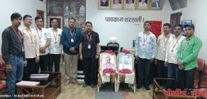 'हाका वर्तमानाच्या' या दिगंबर शिंदे हरबळकर लिखित ग्रंथाचे अहमदपूरच्या महात्मा फुले महाविद्यालयात प्रकाशन