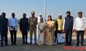 महाराष्ट्र दिनाचा मुख्य ध्वजारोहण सोहळा उत्साहात साजरा