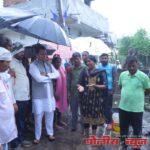 आ. अमित देशमुख यांनी खाडगाव रोड परिसर खडक हनुमान मंदिर परिसराची केली पाहणी