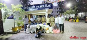 लातूर पोलीसांची प्रतिबंधीत गुटख्यावर मोठी कारवाई.