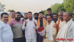 उदगीरच्या विश्वशांती बुद्ध विहार पर्यटन स्थळाचा दर्जा मिळाल्याबद्दल आ. संजयजी बनसोडे यांचा सत्कार.