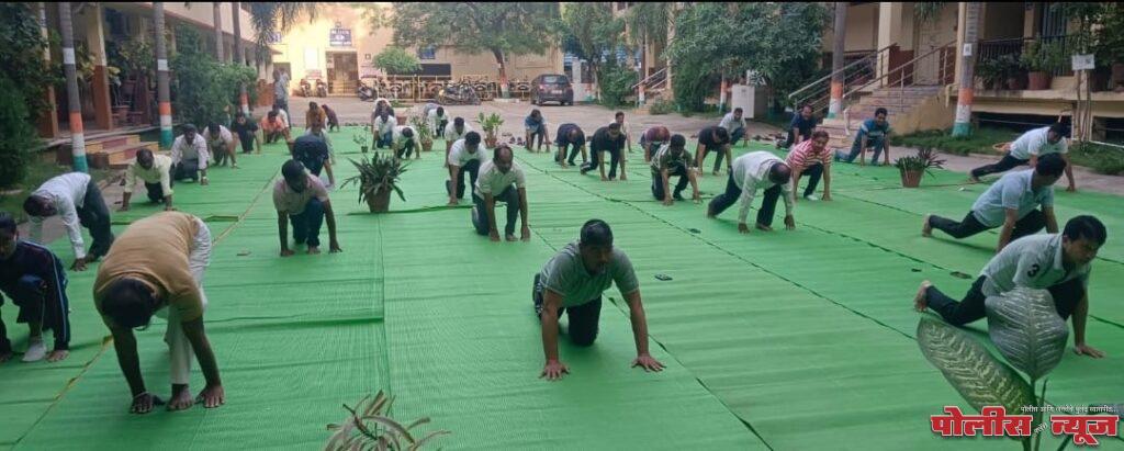छत्रपती शिवाजी राजे महाविद्यालयात आंतरराष्ट्रीय योग दिन साजरा