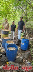 कायदा सुव्यवस्थेचा मजबूत करत पगडा !!हातभट्टीला हद्दपार करण्यासाठी बंदोबस्त केला तगडा !!