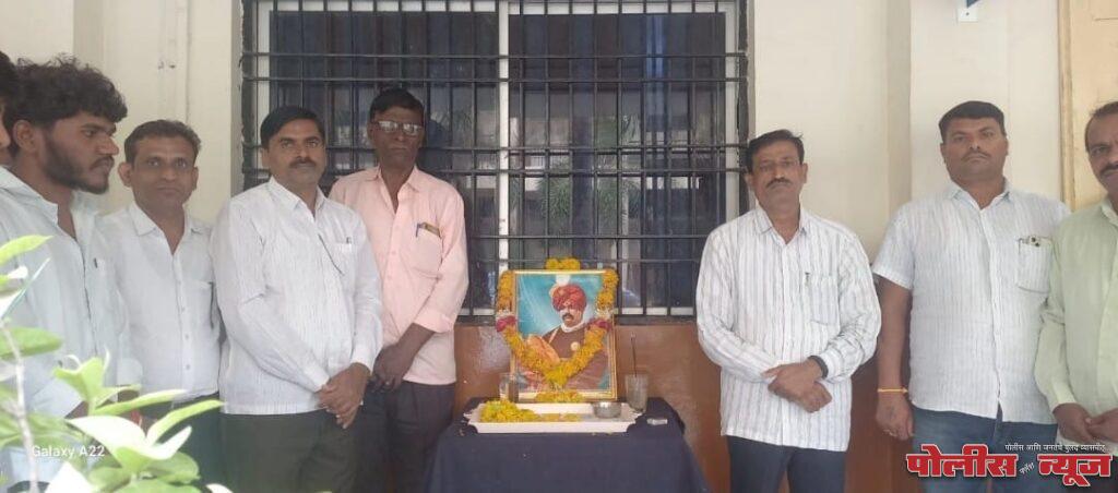 छत्रपती शिवाजीराजे महाविद्यालयात राजर्षी शाहू महाराज यांची जयंती साजरी