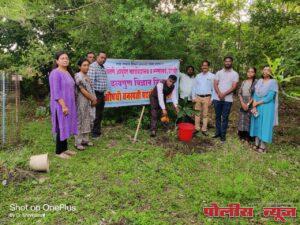 धन्वंतरी आयुर्वेदिक महाविद्यालयात जागतिक पर्यावरण दिन साजरा