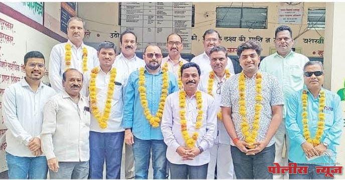 शांतीनिकेतन पतसंस्थेच्या कार्यकारिणीचा सत्कार