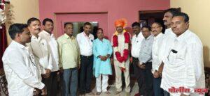 सहा.पोलिस निरिक्षक संतोष केदासे यांचा सत्कार संपन्‍न