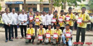 यशवंत विद्यालयातील एनसीसी च्या विद्यार्थ्यांचा 100% निकाल