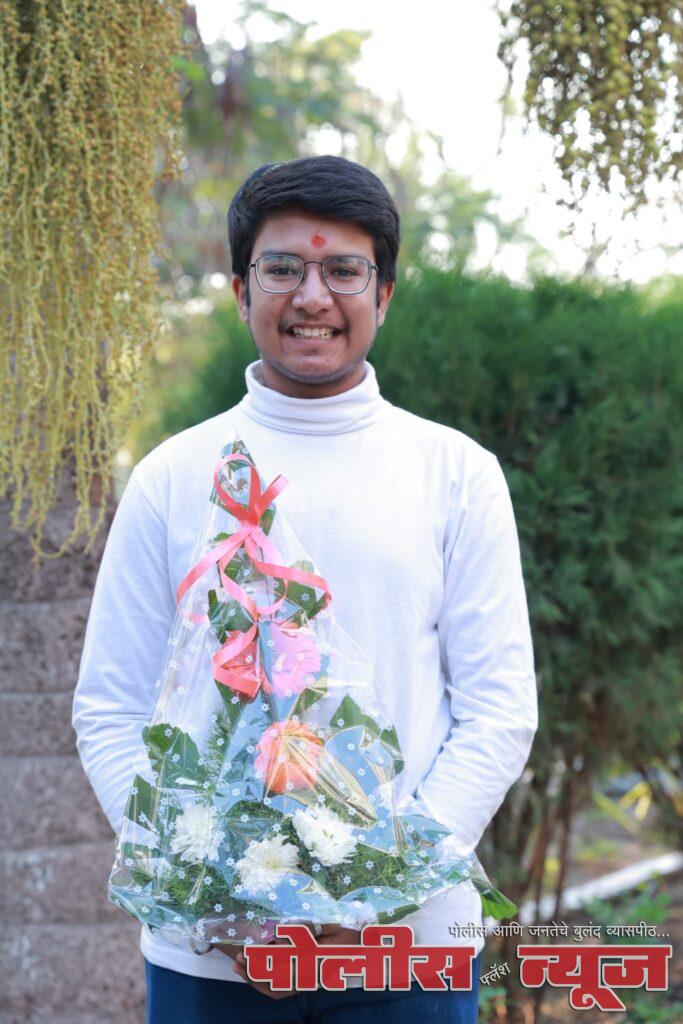 उदयगिरीचा ध्रुव पारसेवार यास जेईई ॲडव्हान्स परीक्षेत देशात 128 वा क्रमांक