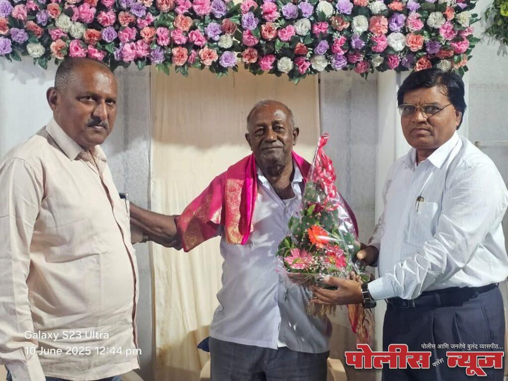 भारतीय बौद्ध महासभेच्या तालुकाध्यक्षपदी मनोहर कांबळे यांची निवड झाल्याबद्दल सत्कार