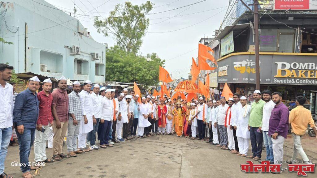 प्रति वर्षीप्रमाणे दिंडी सोहळा उदगीर शहरात संपन्न
