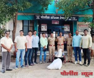 1 लाख 94 हजार रुपये किमतीचा 9.7 किलो गांजाच्या झाडासह एक जण ताब्यात.