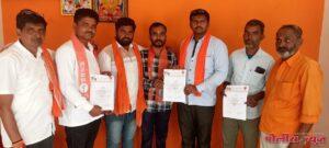 शिवसेनेच्या नूतन पदाधिकाऱ्यांचा सत्कार संपन्न