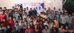 श्रीकांत पाटील मित्र मंडळाच्या वतीने आकाश नागनाथ पांडे याचा सत्कार