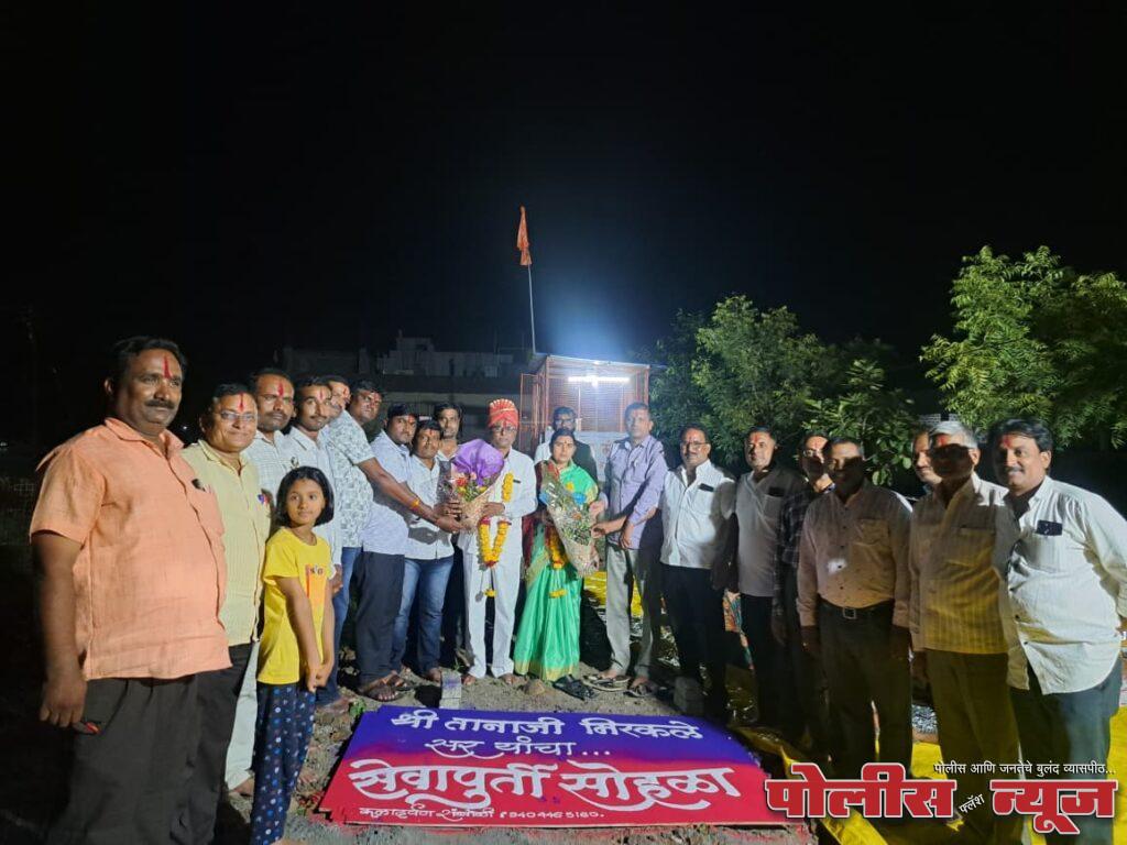 सहशिक्षक तानाजी मिरकले यांचा सेवा पूर्ती निमित्त सत्कार संपन्न