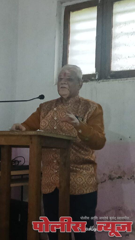 शैक्षणिक गुणवत्तेबरोबरचं सामाजिक बांधीलकी जपली पाहिजे - प्राचार्य डॉ.एन.एस.धर्माधिकारी