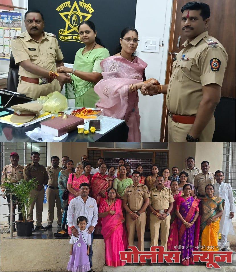 विहिंप मातृशक्ती दुर्गा वाहिनीकडून पोलीस बांधवांना राखी