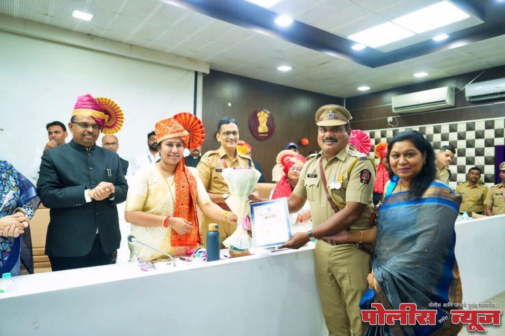 डी वाय एस पी दीपक कुमार वाघमारे यांना राष्ट्रपती पदक प्रदान