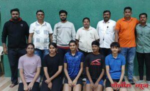 शालेय बॅडमिंटन क्रीडा स्पर्धेत समर्थच्या मुलींचा संघ प्रथम