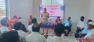 गणेश उत्सव शांततेत पार पाडून पोलीस प्रशासनास सहकार्य करावे: उपविभागीय पोलीस अधिकारी गजानन भातलवंडे यांचे आवाहन