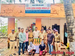 जयगड पोलीस ठाणे मार्फत गणपतीपुळे येथील झालेल्या घरफोडीच्या गुन्ह्यामध्ये "दोन इसमांना अटक व 95% मुद्देमाल हस्तगत" करण्यात यश.