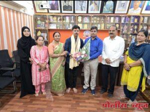 छत्रपती शिवाजी राजे महाविद्यालयाचा मुंडे आदित्य सेट परीक्षा उत्तीर्ण