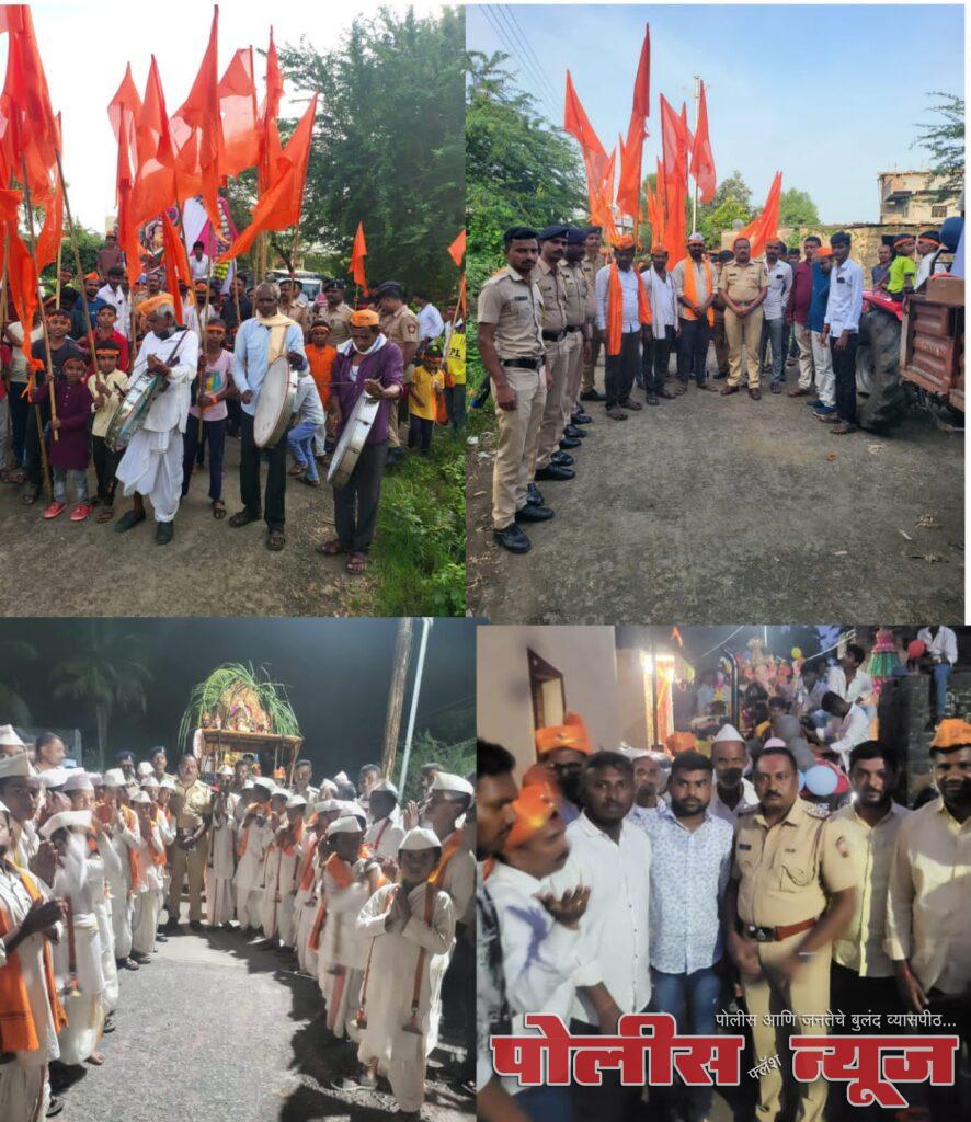 अहमदपूरमध्ये 'डीजेमुक्त' गणेश विसर्जन मिरवणुका; शांततेत पार पडले विसर्जन