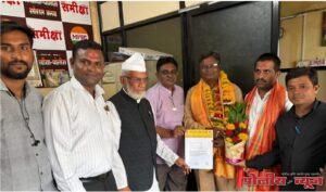 महाराष्ट्र राज्य पत्रकार संघ,मुंबईच्या अर्धापूर तालुका अध्यक्षपदी जेष्ठ पत्रकार उद्धवराव सरोदे यांची नियुक्ती