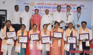 संकटाच्या काळात धावून जाणाऱ्या रोटरीचे कार्य अतुलनीय : ब्र. कु. महानंदा बहेनजी