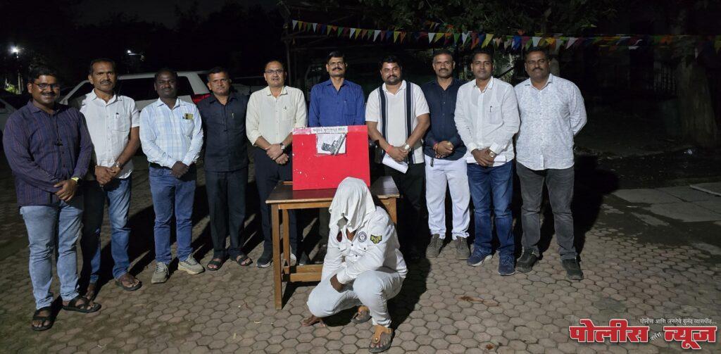 एलसीबीची उत्कृष्ट कामगिरी, गावठी कट्ट्यासह युवक ताब्यात.