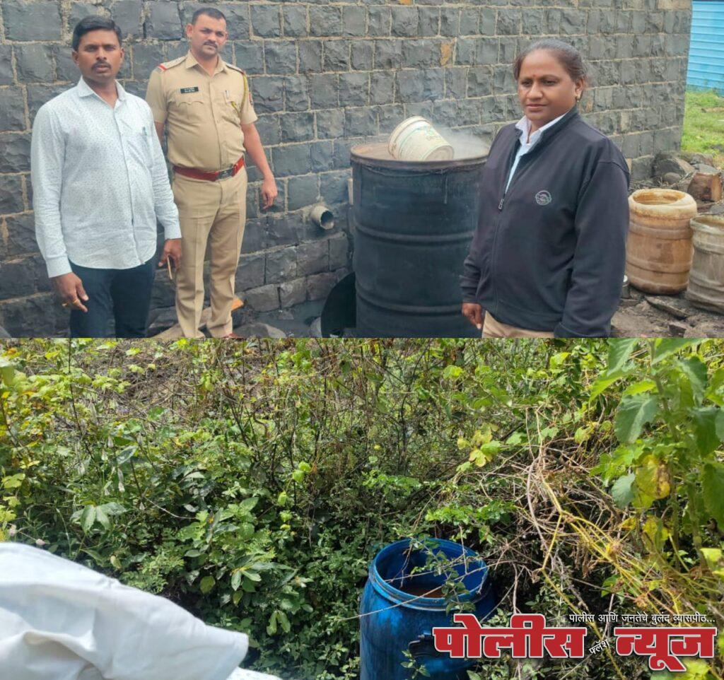 अहमदपूर उपविभागांतर्गत अवैध दारू विक्रीवर पोलिसांची मोठी कारवाई