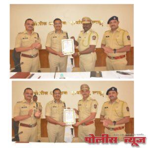 गुन्ह्याच्या उत्कृष्ट तपासाबद्दल पो. नि.पुजारी, सपोनी सुनील गायकवाड यांच्यासह तपास अधिकाऱ्यांचा सत्कार