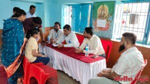 दिव्यांग मुलांची तपासणी शिबिर संपन्न