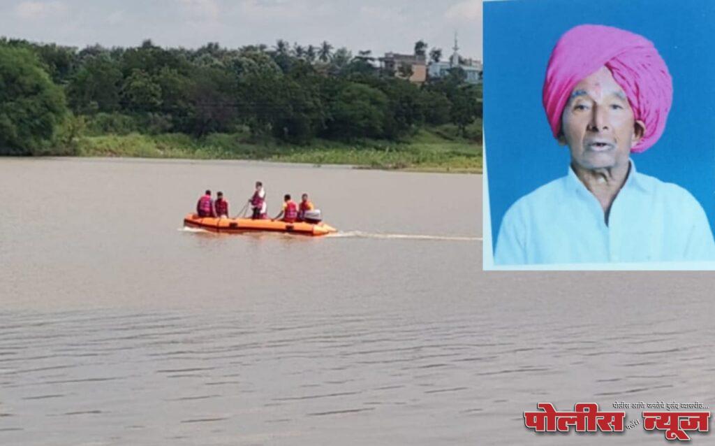 अहमदपूर: नांदुरा बुद्रुकचे ८० वर्षीय वृद्ध बेपत्ता; वाकी नदीत वाहून गेल्याचा संशय, प्रशासनाकडून शोध सुरू