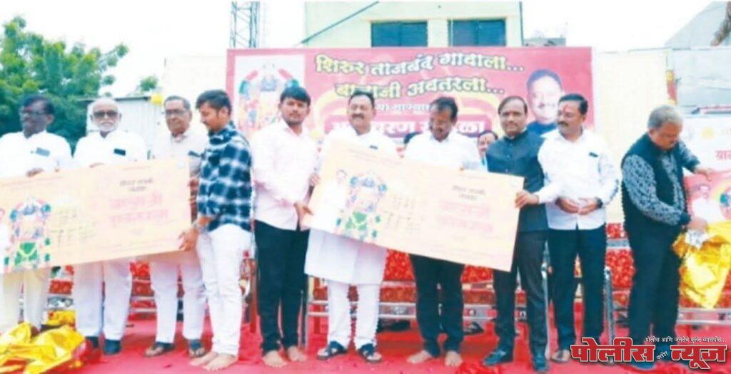 शिरूर ताजबंद येथे सहकार मंत्री बाबासाहेब पाटील यांच्या हस्ते 'बालाजी अवतरला' गीताचे अनावरण!