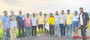 जिल्हास्तरीय जलतरण स्पर्धेत प्रथम आल्याबद्दल सर्वेश होनराव चा सत्कार