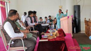 ​बालाघाट तंत्रनिकेतनमध्ये नूतन विद्यार्थ्यांचा सत्कार समारंभ उत्साहात; 'प्रत्येक कामात आई-वडिलांना ठेवा समोर' - गणेश हाके