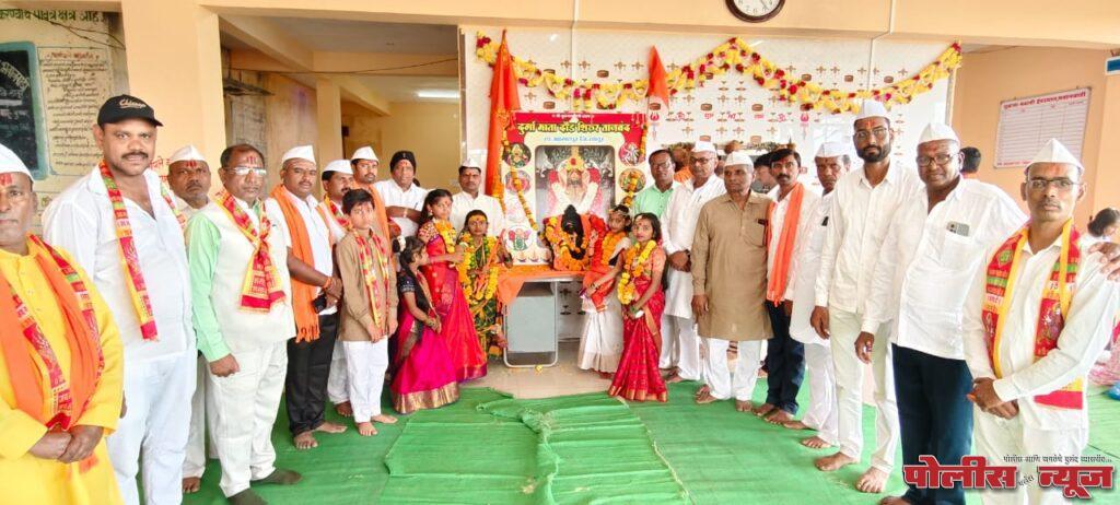 शिरूर ताजबंद येथे श्री दुर्गा माता दौडची सांगता आणि भोसले परिवाराची आठ वर्षांची परंपरा कायम!