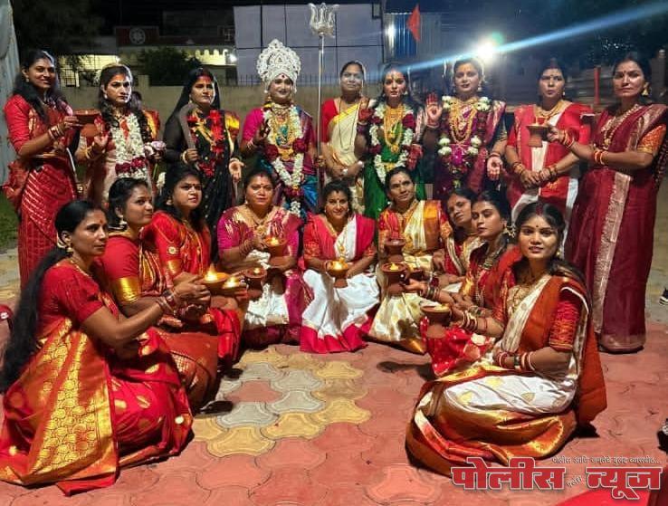 अहमदपूरच्या बँक कॉलनीतील 'शताक्षी नवरात्रोत्सव' उत्साहात संपन्न!
