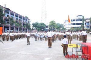 राष्ट्रीय स्वयंसेवक संघाचा विजयादशमीचा शताब्दी उत्सव उत्साहात संपन्न