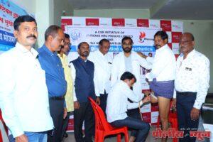 मुखेडच्या रोटरी क्लबकडून मोफत आधुनिक पाय मोजमाप व वाटप शिबीर संपन्न !