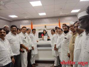 शेतकऱ्यांची 'संपूर्णकर्जमाफी' व 'ओलादुष्काळ' जाहीर करून शेतकऱ्याला हेक्टरी50हजार_रुपये मदत द्या - रा. काँ. शरदचंद्र पवार पक्षाचे निवेदन