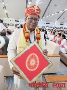 पद्मश्री दादा इदाते यांचा जागतिक शिखर परिषदेमध्ये सत्कार