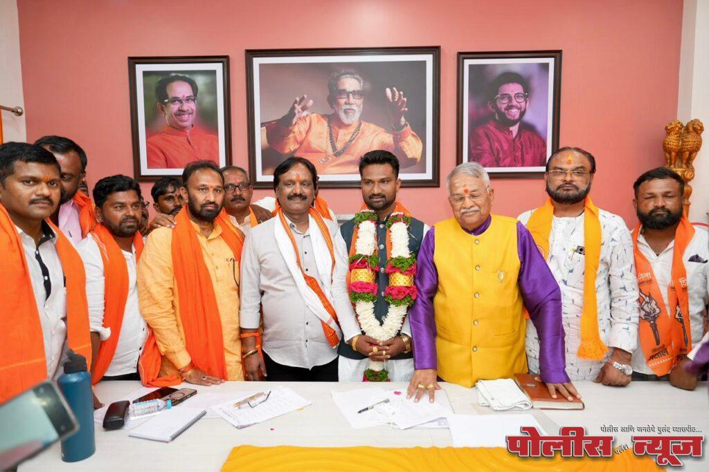 स्वप्निल अण्णा जाधव यांचा शिवसेना उद्धव बाळासाहेब ठाकरे पक्षात प्रवेश